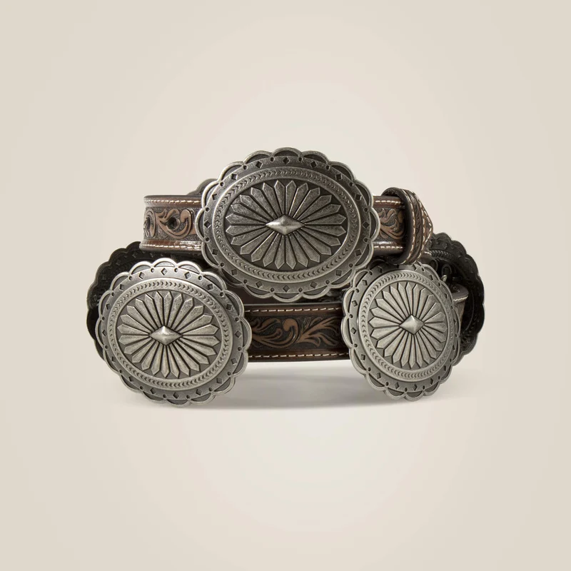 CEINTURE ARIAT OVAL CONCHO BELT
