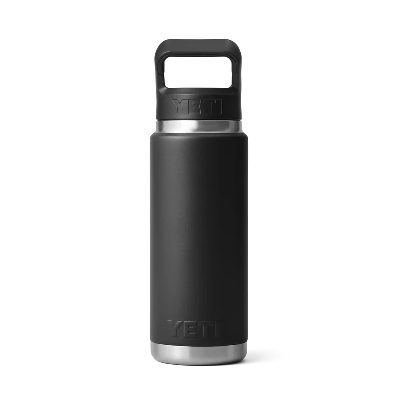 BOUTEILLE YETI RAMBLER 26OZ (760ml) STRAW bouchon paille (NOIR)