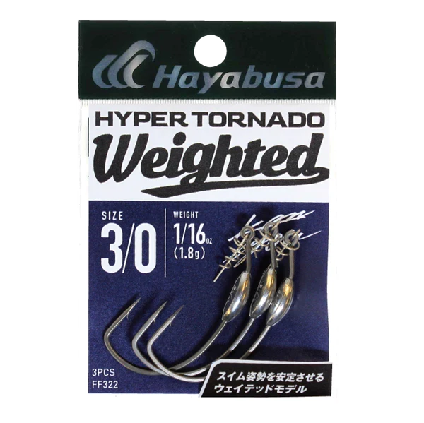 HAMEÇONS TEXAN HAYABUSA Hyper Tornado Weighted 1.8