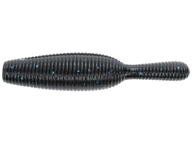 LEURRE GARY YAMAMOTO Yamatanuki 2,5" #021 BLACK W/LG BLUE FLAKE