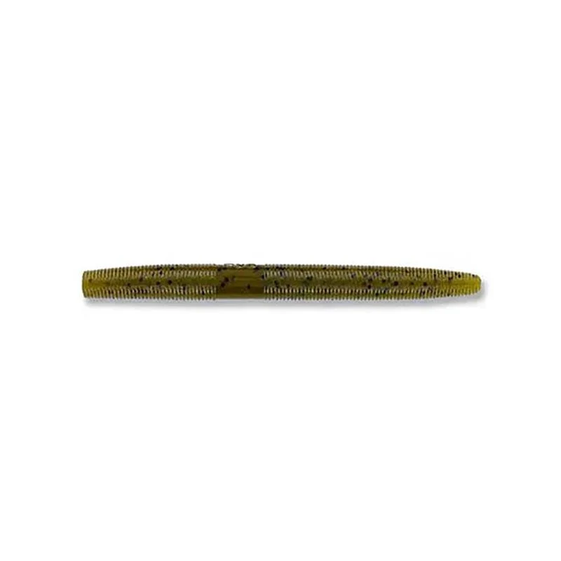 LEURRE GARY YAMAMOTO Senko 4" #297 GREEN PUMPKIN W/ LARGE BLACK FLAKE