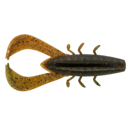 LEURRE GARY YAMAMOTO Nuki Bug 3,5" #297 GREEN PUMPKIN W/ LARGE BLACK FLAKE