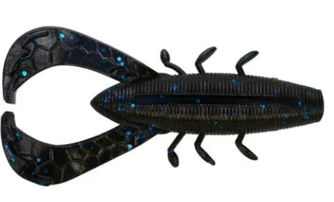 LEURRE GARY YAMAMOTO Nuki Bug 3,5" #021 BLACK W/LG BLUE FLAKE