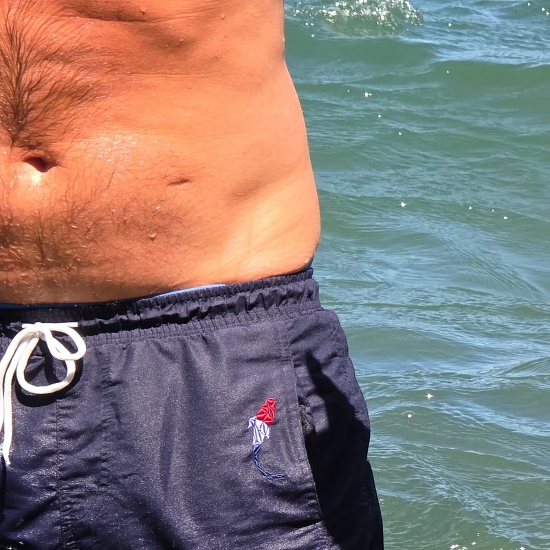 Short de Bain La Frenchie - Bleu Marine