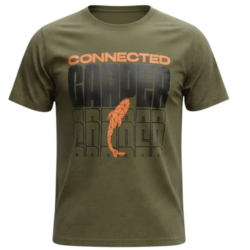T-shirt Kaki / Orange