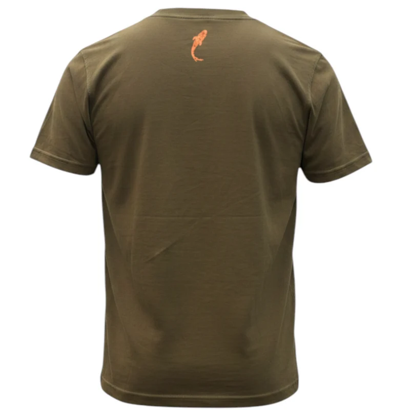 T-shirt Kaki / Orange