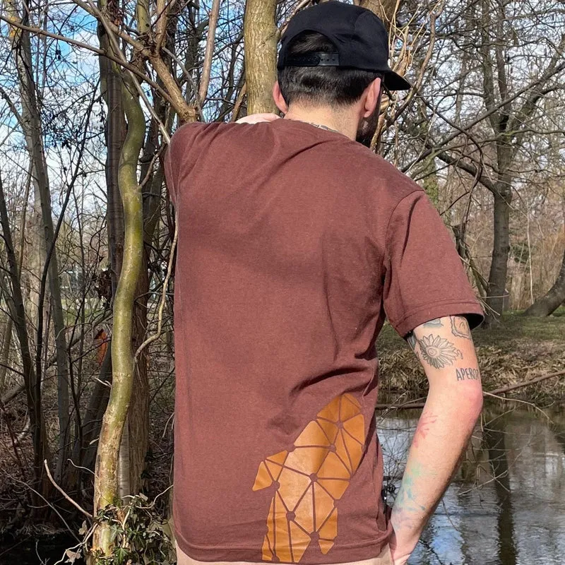 T-shirt pour carpistes - Marron